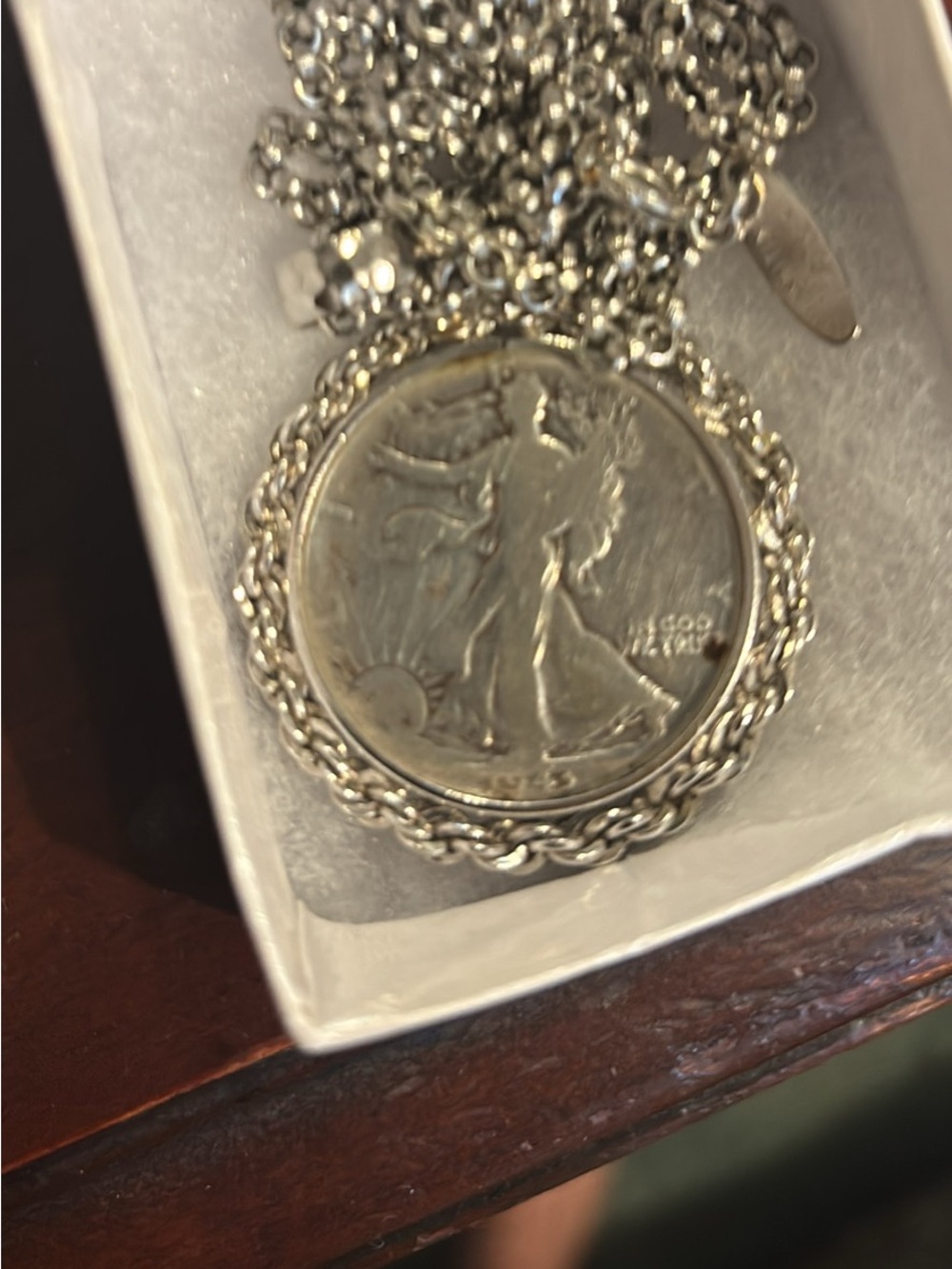vintage 1943 walking silver dollar